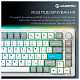 Клавиатура GamePro Asgard Yord Keychron Super Red Switch White (MK266WH)