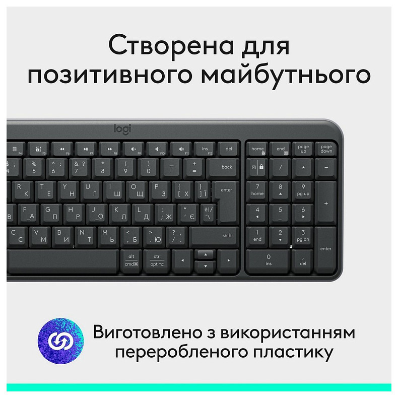 Бездротова Logitech K250 Graphite (920-013822)
