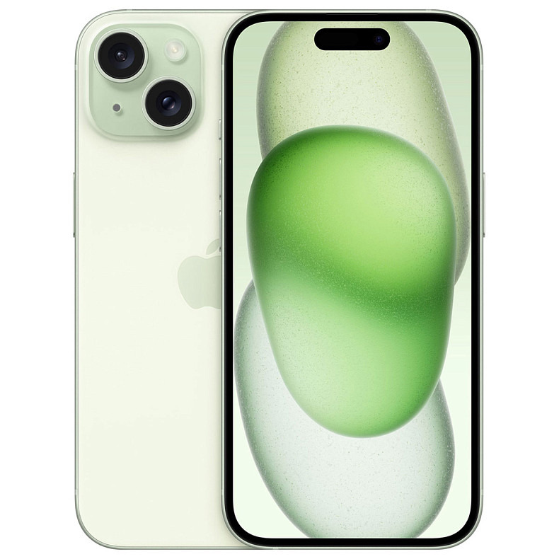 Смартфон Apple iPhone 15 128GB A3090 Green (MTP53RX/A)