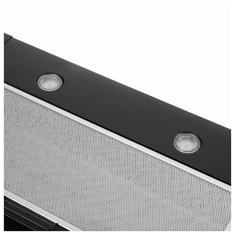 Витяжка Ardesto телескопічна, 60см, 450м3ч, метал, 2х1Вт LED, кнопкове, чорний