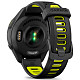 Спортивний годинник GARMIN Forerunner 265S Black Bezel and Case with Black/Amp Yellow Silicone Band