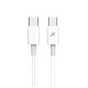 Кабель Grand-X USB Type-C - USB Type-C 20W, 1м, White (CC-03W)