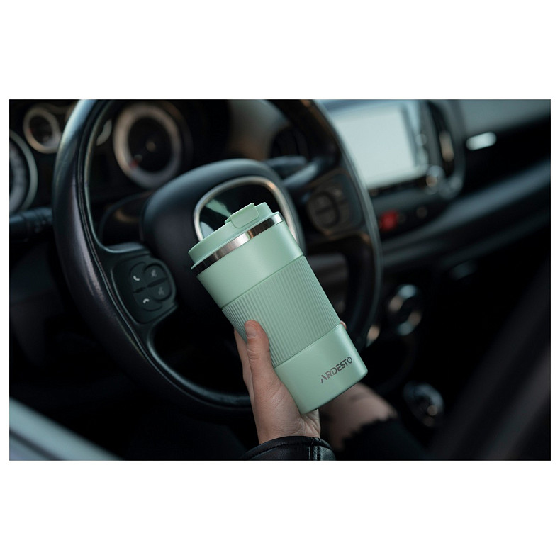 Термокружка Ardesto Urban, 500мл, нержавеющая сталь, зеленая (AR2650GT)