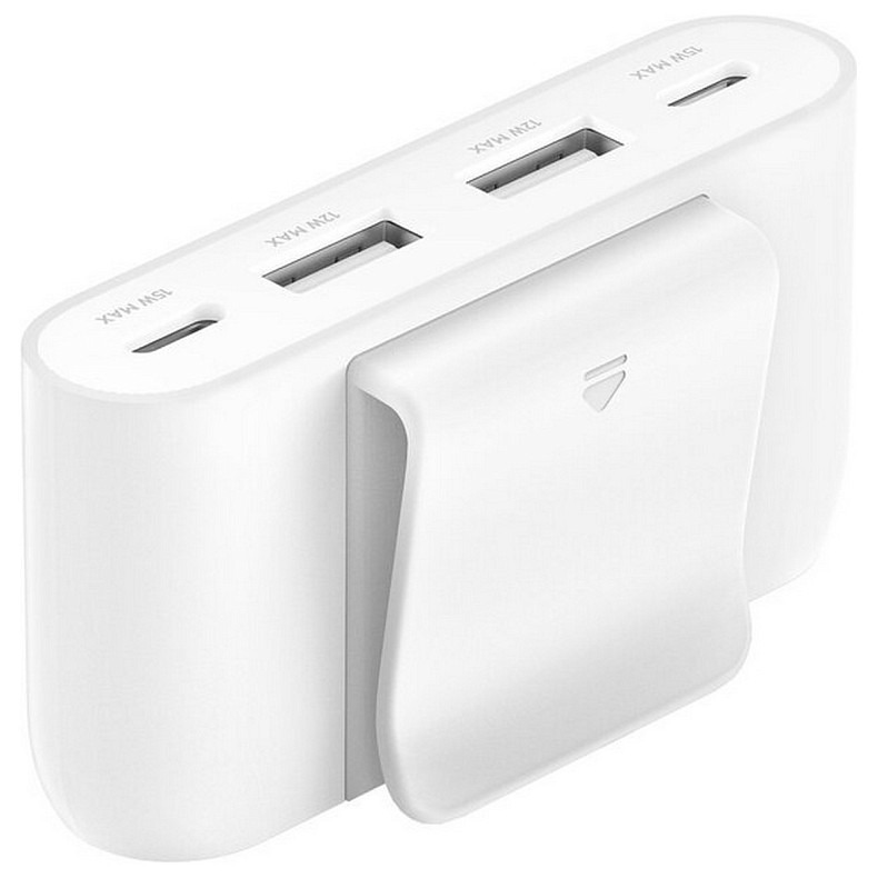 Адаптер Belkin BoostCharge 4-Port USB Power Extender White (BUZ001BT2MWHB7)