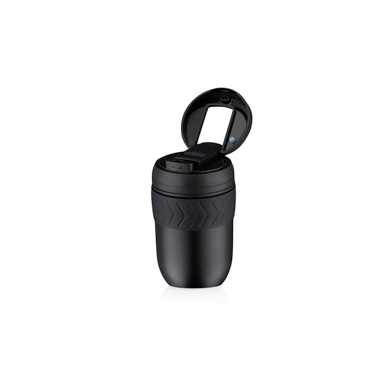 Термокружка Ardesto Cosy, 400мл, нержавеющая сталь, черная (AR2640BT)