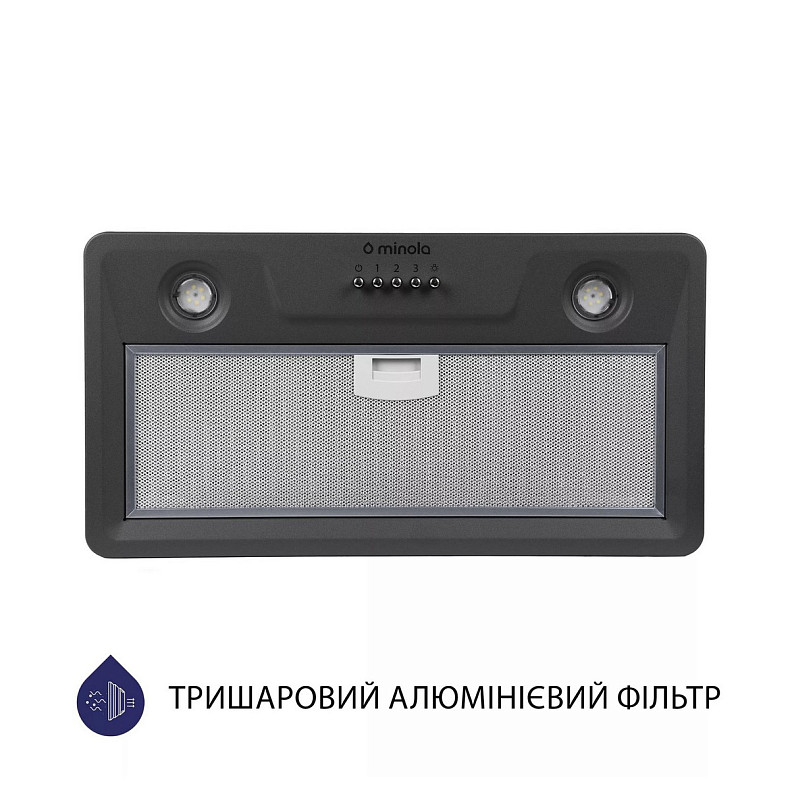 Вытяжка Minola HBI 5202 GR 700 LED