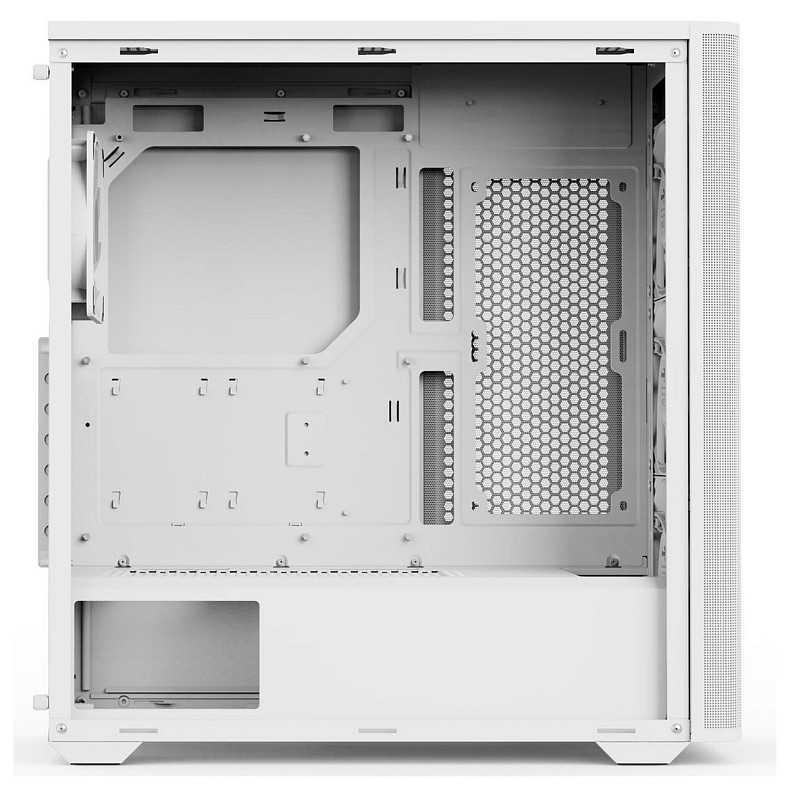 Корпус AeroCool D501A-G-WT-v2 (ACCM-DS01043.21) White без БП