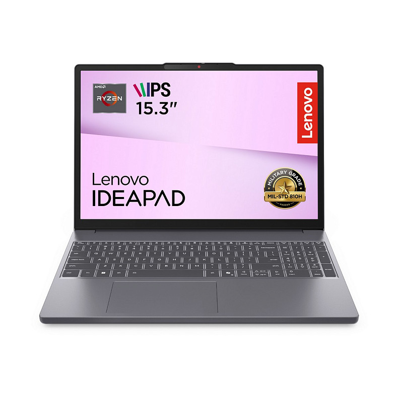 Ноутбук Lenovo IdeaPad Slim 3-15ARP10 15.3" WUXGA AG, AMD R7-7735HS, 24GB, F512GB, UMA, DOS, сірий
