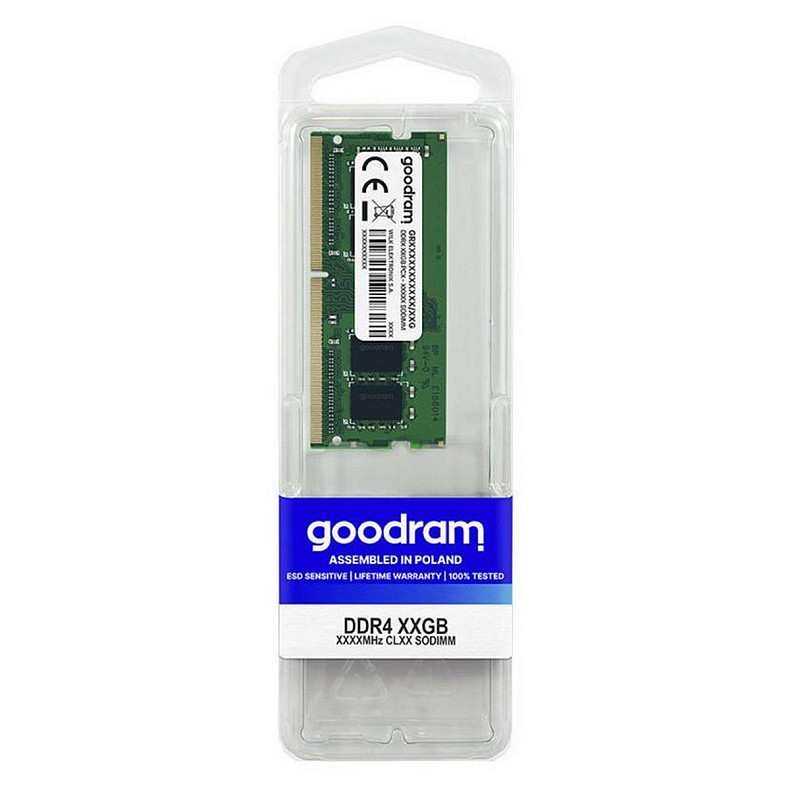 ОЗУ GOODRAM 8GB SO-DIMM DDR4 3200 MHz (GR3200S464L22S/8G)