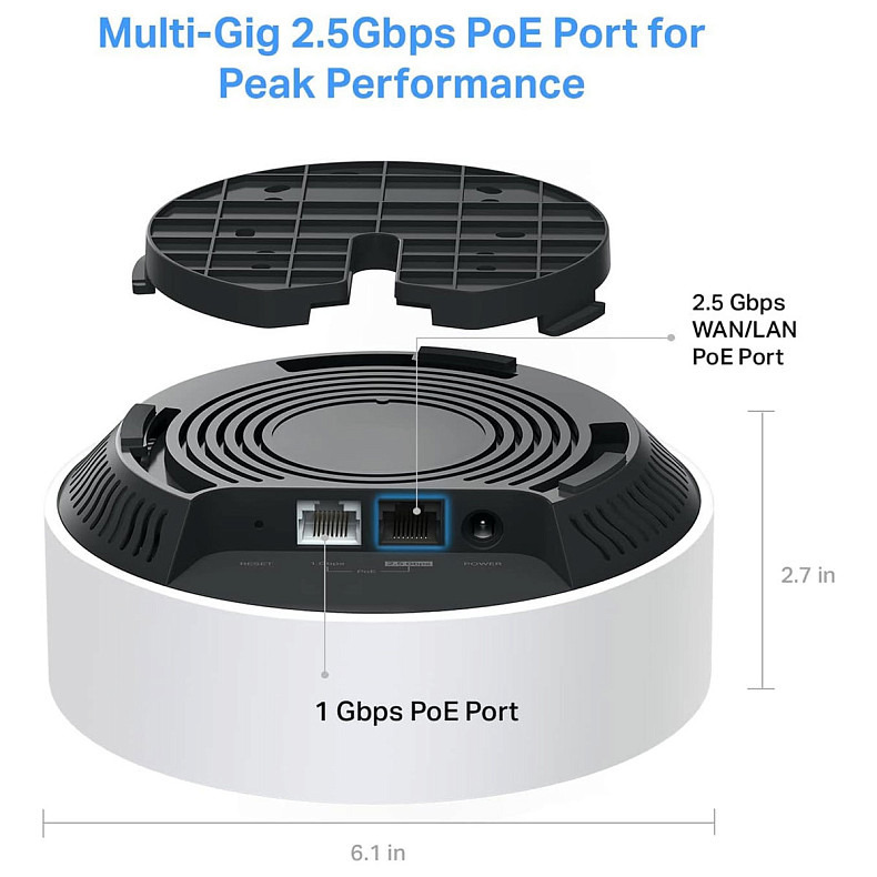 WiFi Mesh система TP-Link Deco X50-PoE(3-pack)