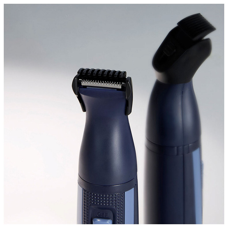 Набір дорожній Remington TRAVEL KIT, для бороди, вусів, носа та вух, насадок-3, чохол, гребінець, пі