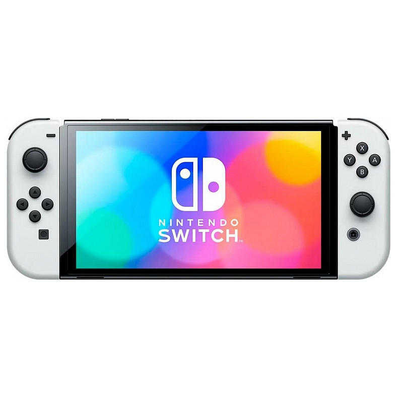 Портативная игровая приставка Nintendo Switch OLED with White Joy-Con (045496453435)