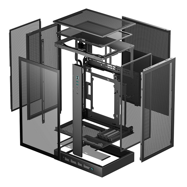 Корпус DeepCool CH270 Digital Black (R-CH270-BKNDM0-G-1) без БП