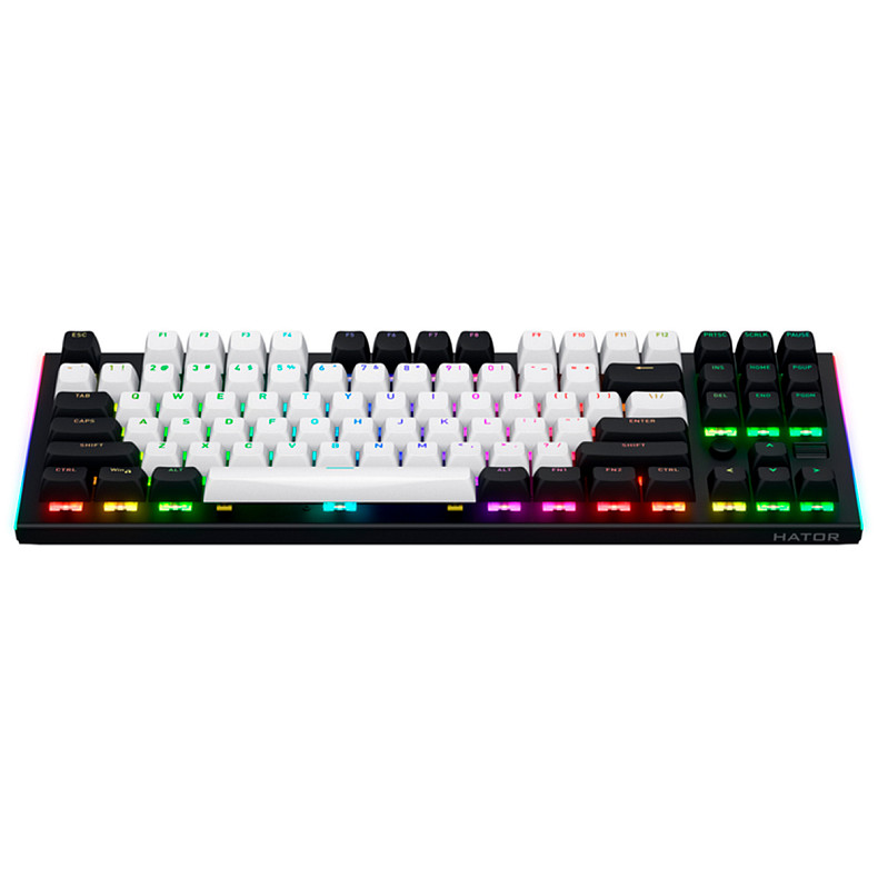 Клавіатура HATOR Gravity TKL orange (HTK560) black, US layout