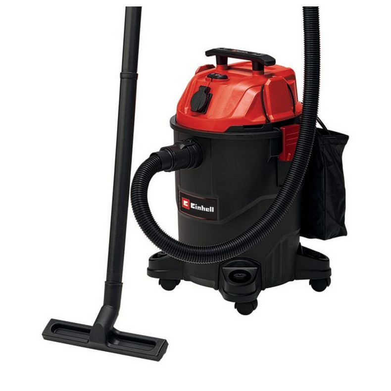 Пилосос професійний Einhell TC-VC 1825 А, 1250 Вт, пластик 25 л, 180 мбар, шланг 2.5 м, кабель 3 м,