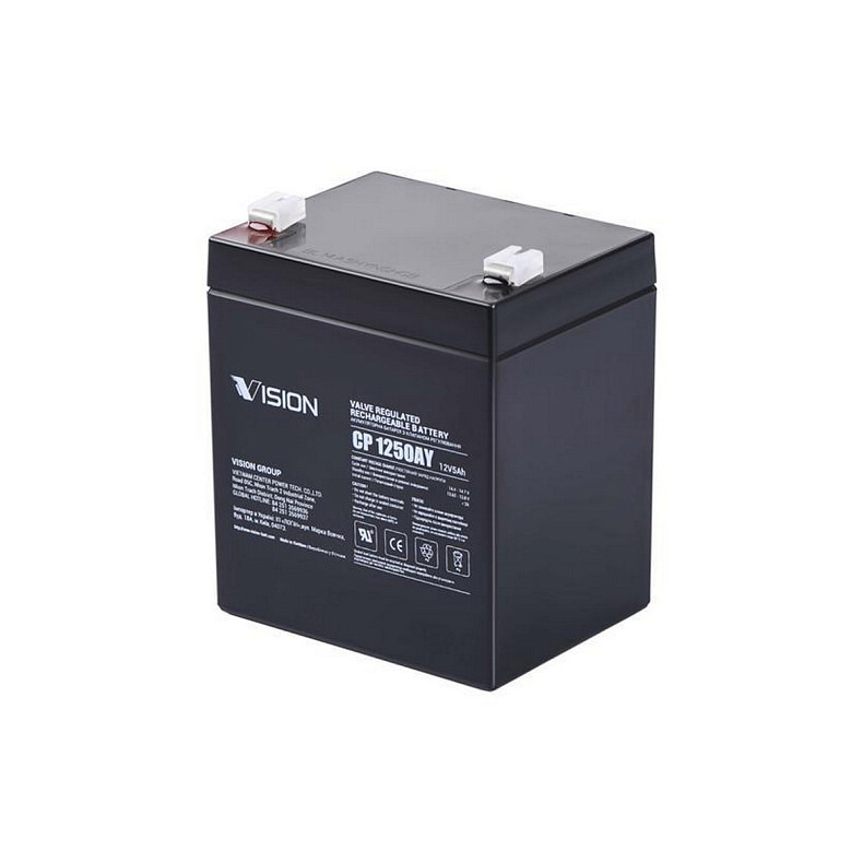 Акумуляторна батарея Vision CP, 12В, 5А•год, AGM