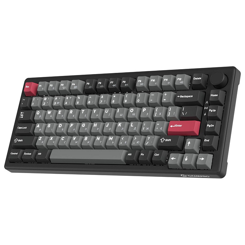 Клавиатура GamePro Asgard Yord Keychron Super Red Switch Black (MK266BK)