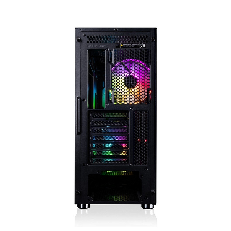 Корпус Modecom AMIRANI ARGB BLACK fans 2x200mm+1x120mm без БП ATX