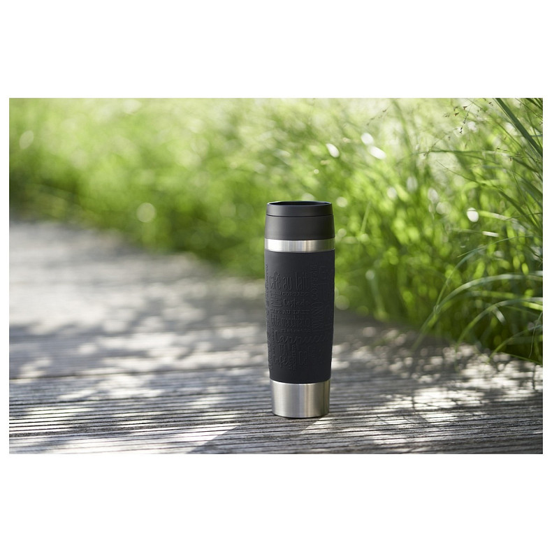 Термочашка Tefal Travel Mug Classic, 500мл, нержавеющая сталь, черный (N2022010)
