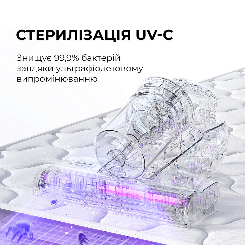 Ручной пылесос JIMMY с УФ-лампой для мягкой мебели BX5 Pro