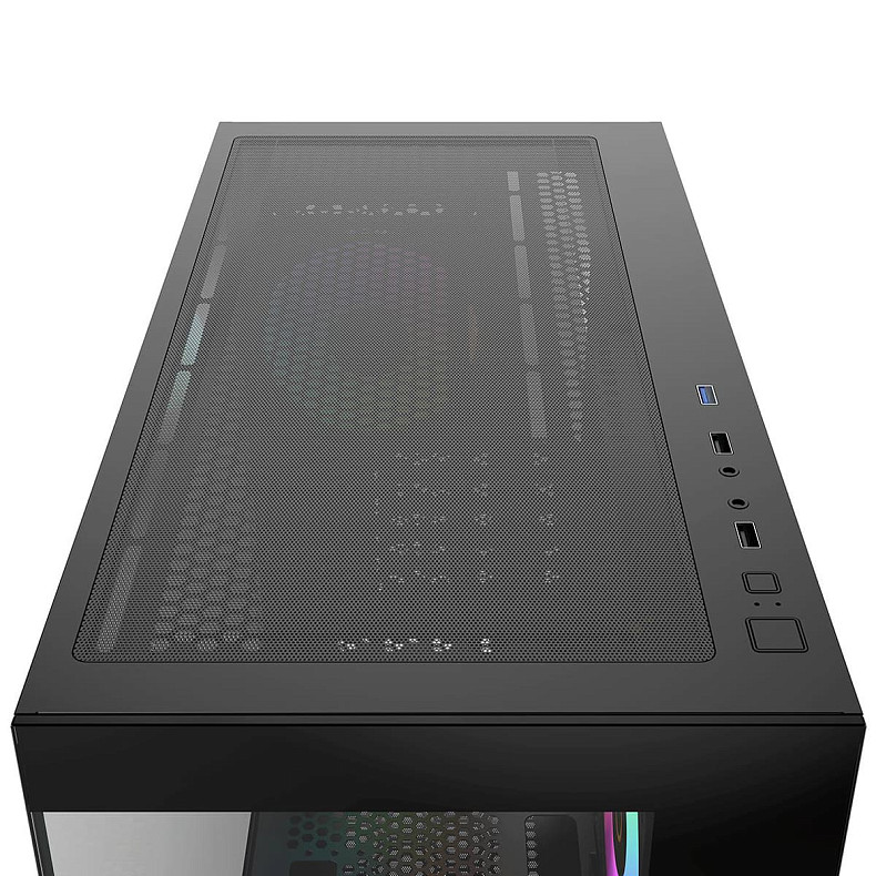 Корпус Ocypus GAMMA C52 W/O PSU, BK ARGB mATX (GAMMA-C52-BKD300XX-GL)