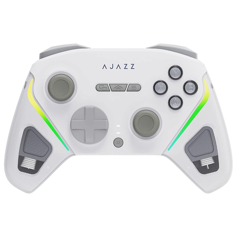 Бездротовий геймпад з док-станцією Ajazz GP100 Set White (GP100S-W)