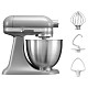 Кухонный комбайн KitchenAid Artisan MINI 3,3 л 5KSM3311XEFG с откидным блоком матовый серый