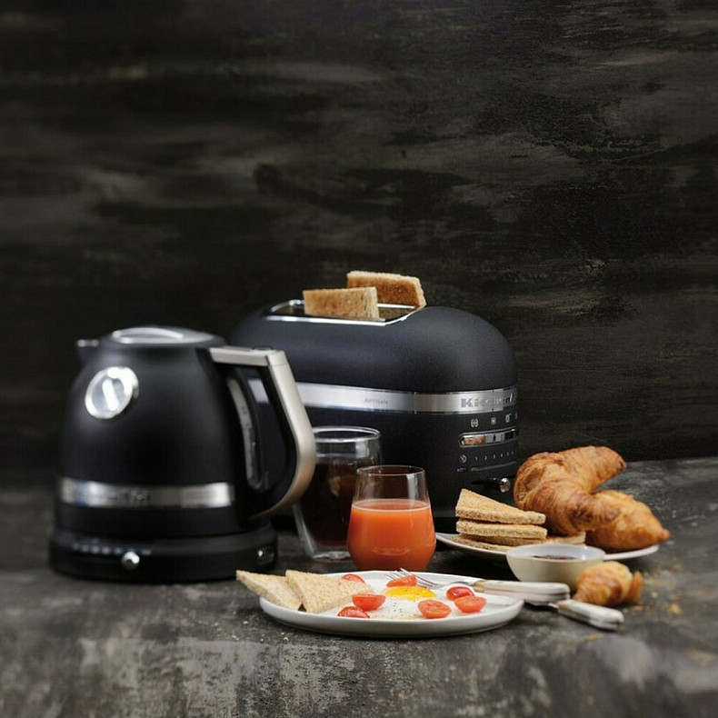 Тостер KitchenAid Artisan 5KMT2204EBK колір чавун