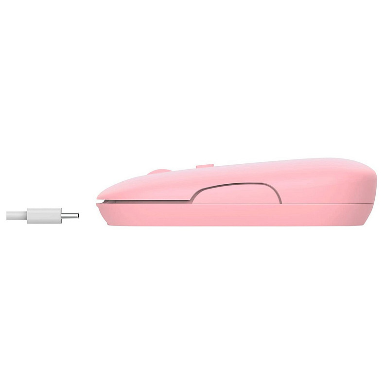 Мышка Trust Puck Rechargeable Ultra-Thin BT WL Silent Pink