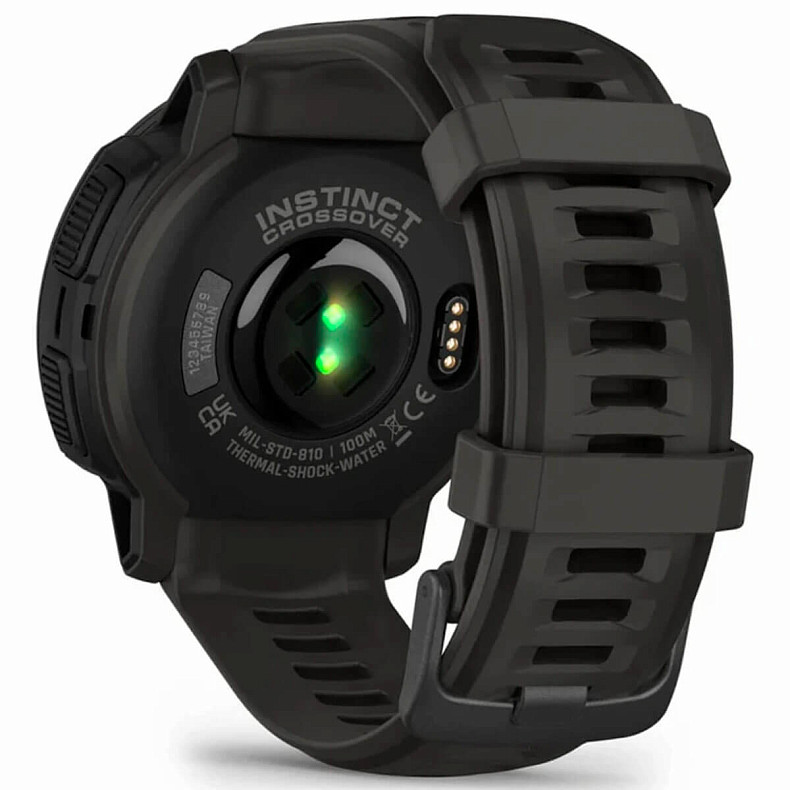 Спортивний годинник GARMIN Instinct Crossover Solar Graphite