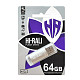 Флеш-накопичувач USB 64GB Hi-Rali Rocket Series Silver (HI-64GBVCSL)