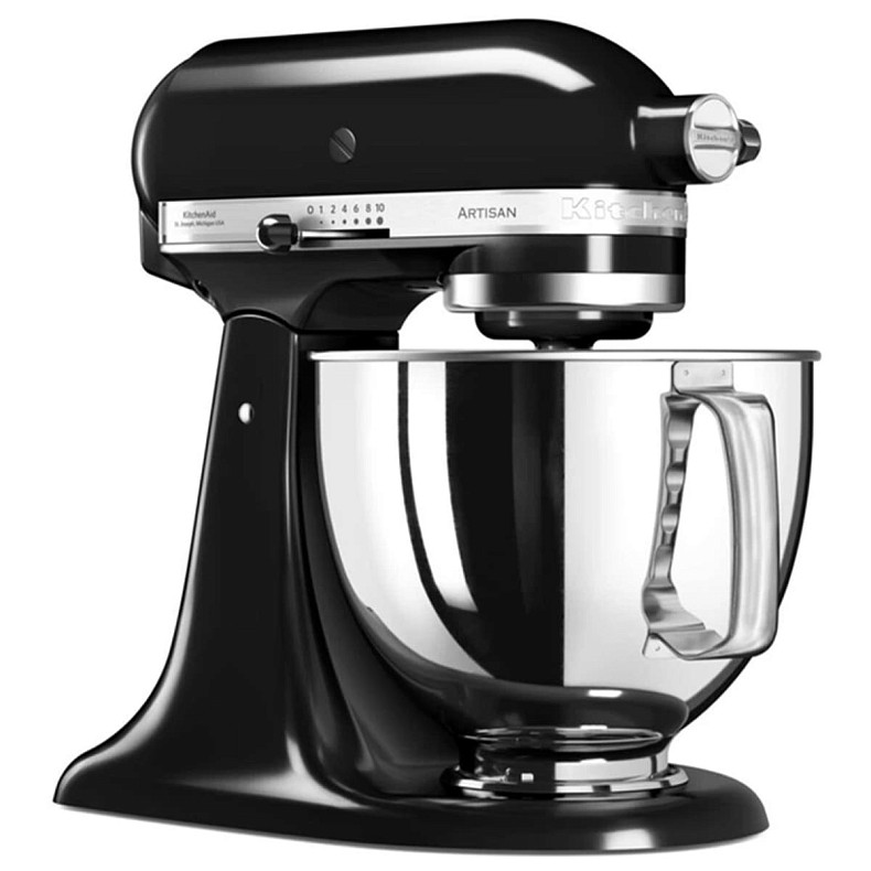Кухонный комбайн KitchenAid Artisan 4,8 л 5KSM125EOB с откидным блоком черный