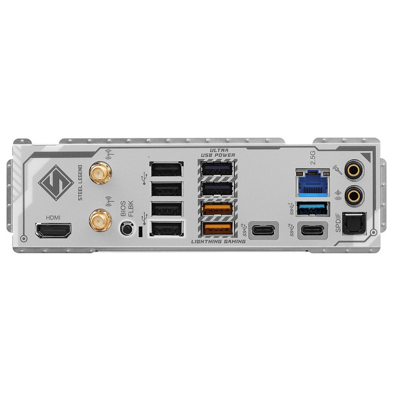 Материнская плата ASRock B850 Steel Legend WiFi (AM5/B850, 4*DDR5, 2xPCIex16, HDMI, 4xSATA, 4xM.2, 2.5GLan, ATX)