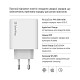 Зарядний пристрій ColorWay GaN Mini 50W PD Port PPS USB (Type-C PD 30W + Type-C PD 20W) Wh