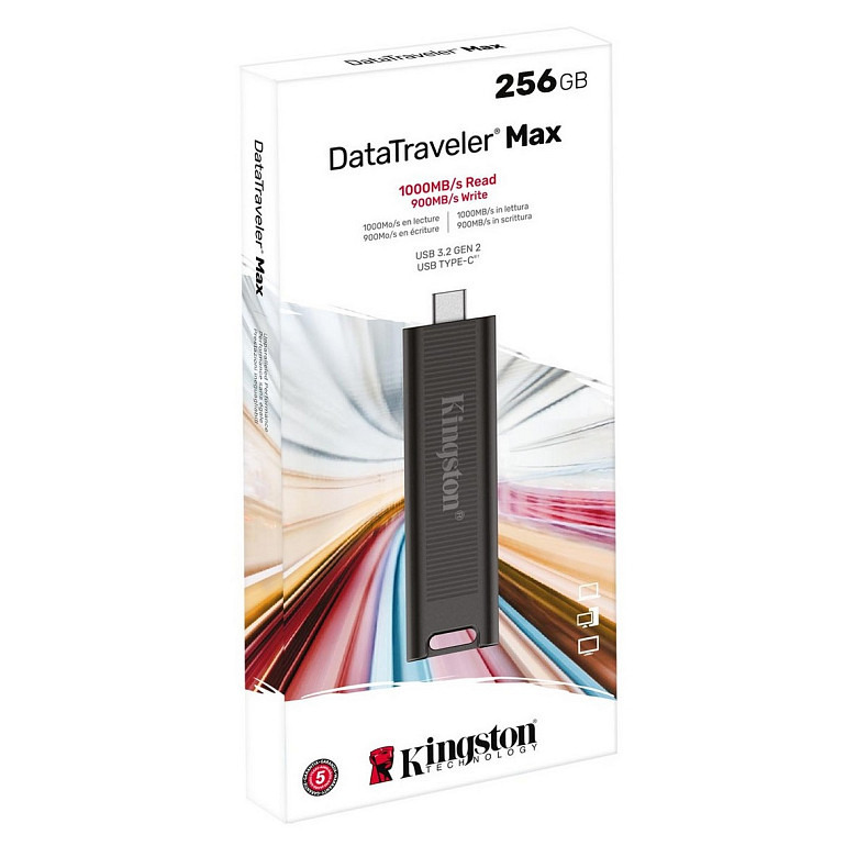 Накопичувач Kingston 256GB USB 3.2 Type-C Gen 2 DT Max