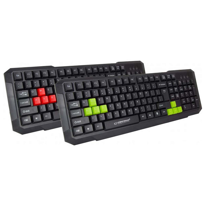 Клавиатура Esperanza Keyboard EGK102 Red USB