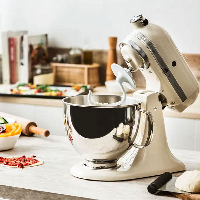 Кухонний комбайн KitchenAid Artisan 4,8 л 5KSM175PSEAC з відкидним блоком кремовий