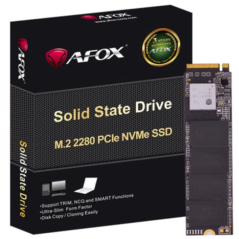 SSD диск AFox ME300 1TB M.2 2280 PCIe NVMe Gen 3x4 3D TLC NAND