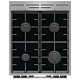 Плита Gorenje комбінована, 70л, 50x60см, дисплей, IconLed, газ на склі, чавун, нерж