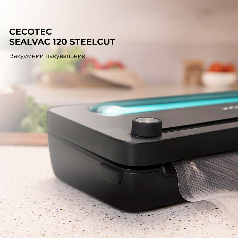 Вакуумний пакувальник CECOTEC SealVac 120 SteelCut