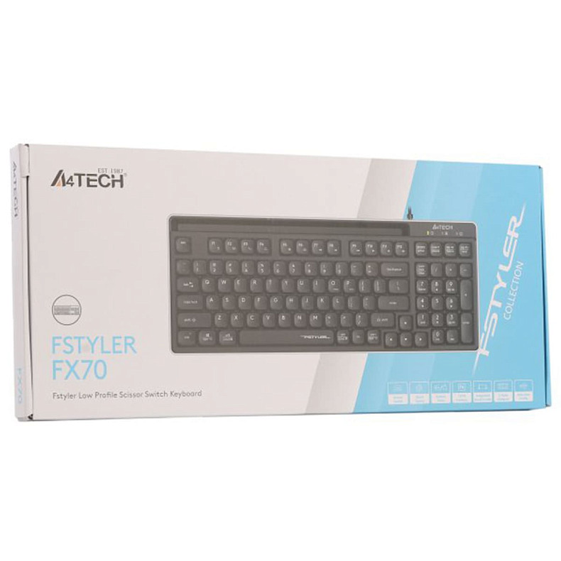 Клавіатура A4Tech Fstyler FX70 (Black)