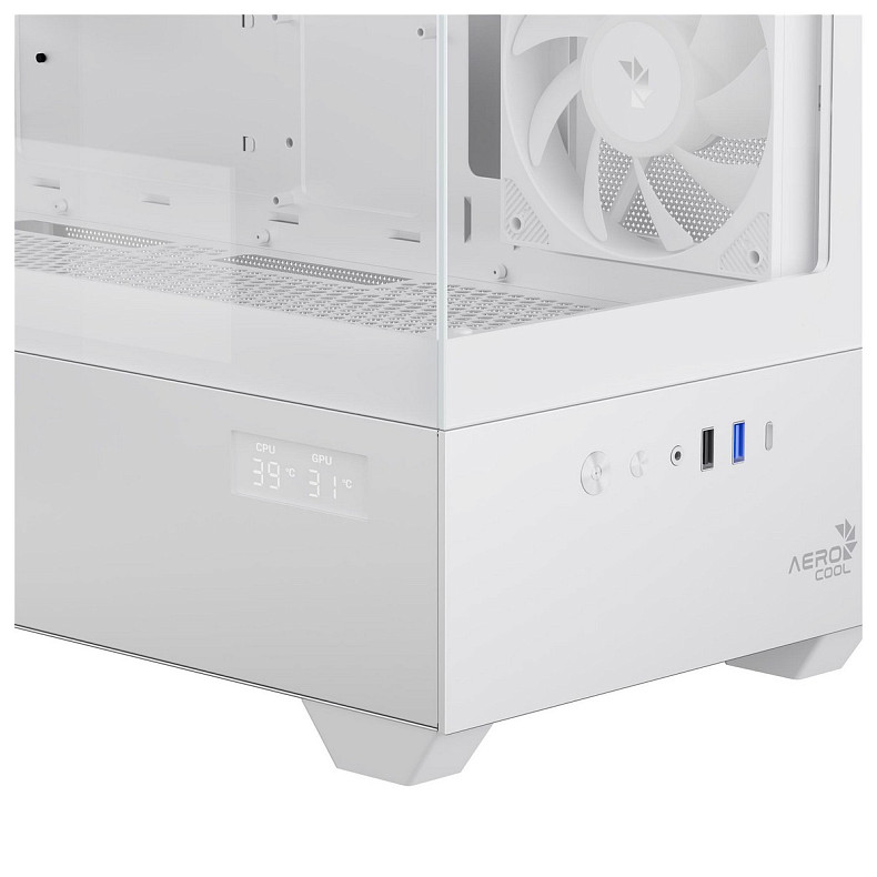 Корпус AeroCool P300D Digi-G-WT-v1 White (ACCS-PN05033.21)