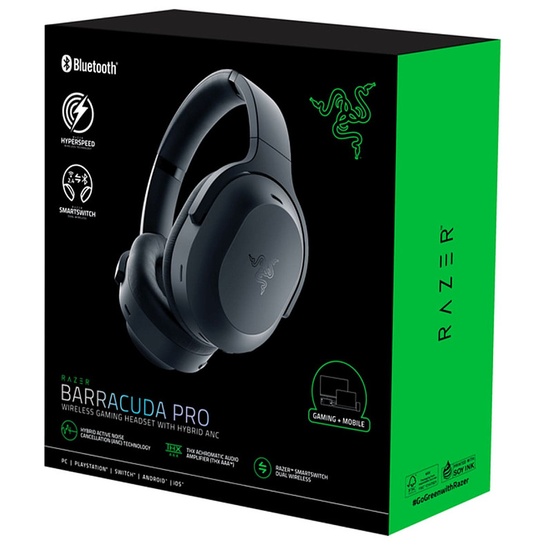 Bluetooth-гарнітура Razer Barracuda Pro Black (RZ04-03780100-R3M1)