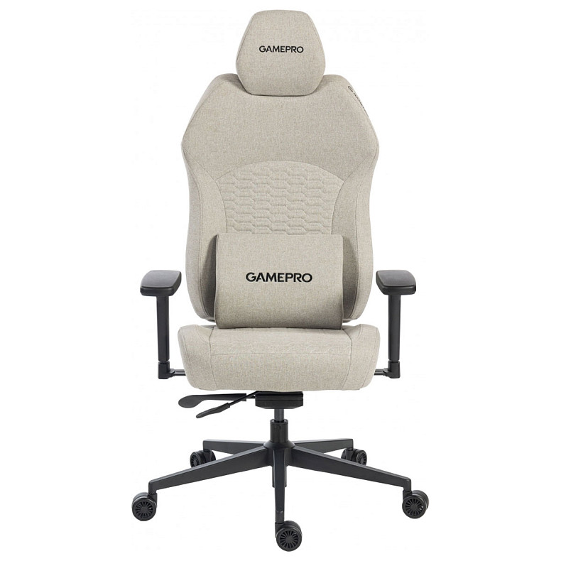 Крісло ігрове GamePro GC760LG Fabric Light Gray
