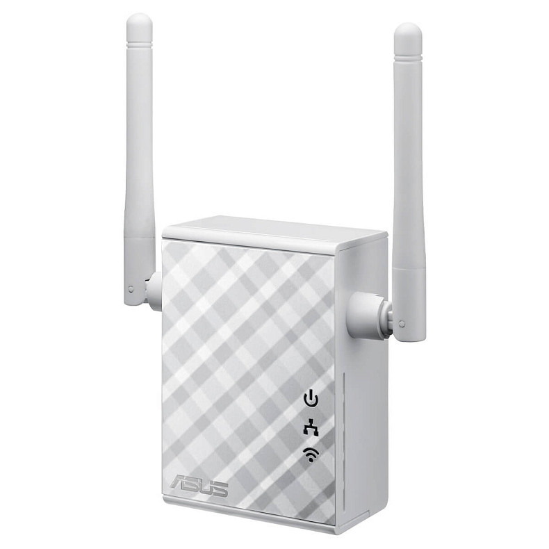 Повторитель Wi-Fi сигнала ASUS RP-N12 N300 1хFE LAN ext. ant x2