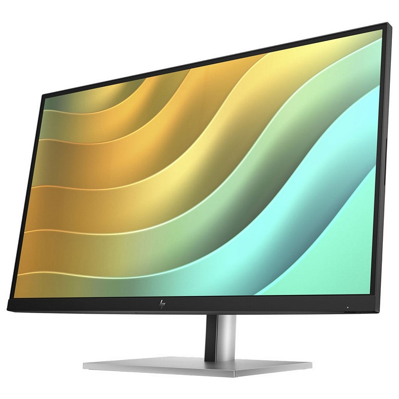 TFT 27" HP E27u G5, QHD, IPS, 75Hz, HDMI, 2xDP, USB-C, RJ-45, HAS, Pivot, черно-серебристый
