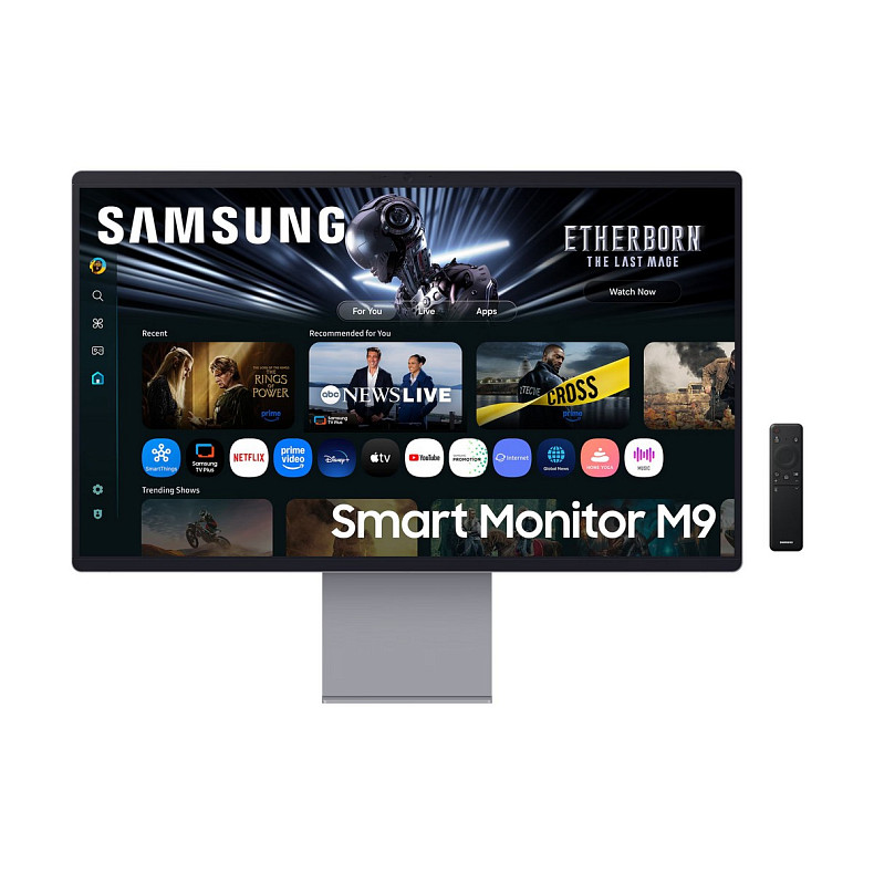 Монітор Samsung 32"S32FM902 HDMI, USB, Bluetooth, MM, OLED, 3840x2160, 165Hz, 0.03ms, HDR10+