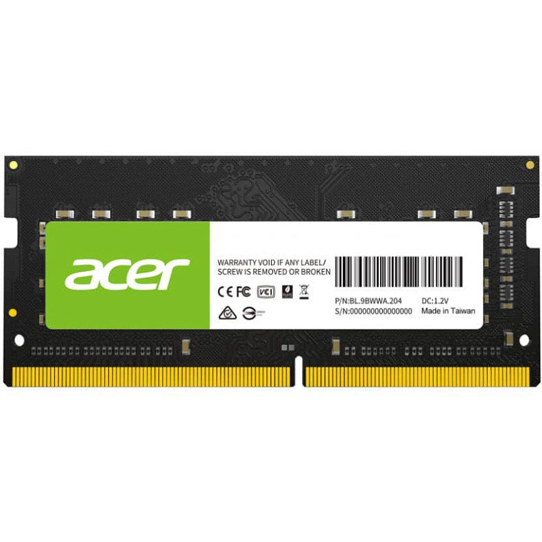 ОЗП Acer SoDIMM 16Gb DDR4 3200 MHz SD100