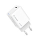 Зарядний пристрій ColorWay GaN Mini 65W PD Port PPS USB-C White (CW-CHS049PD-WT)