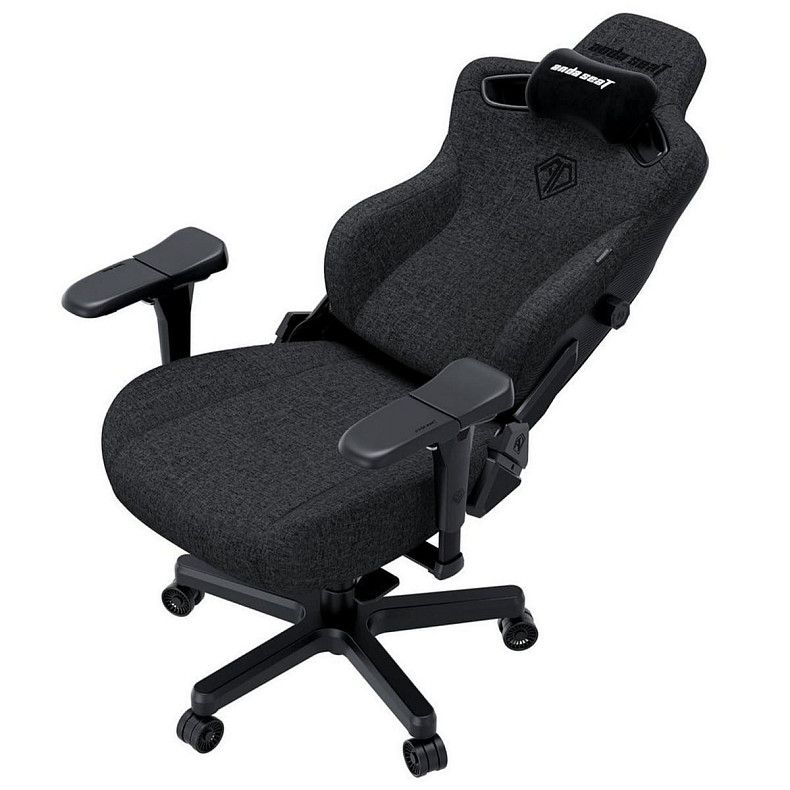Кресло игровое Anda Seat Kaiser 3 Pro XL Fabric Dark Gray Size XL (AD12YDC-XL-01-GB-PV/F-G01)